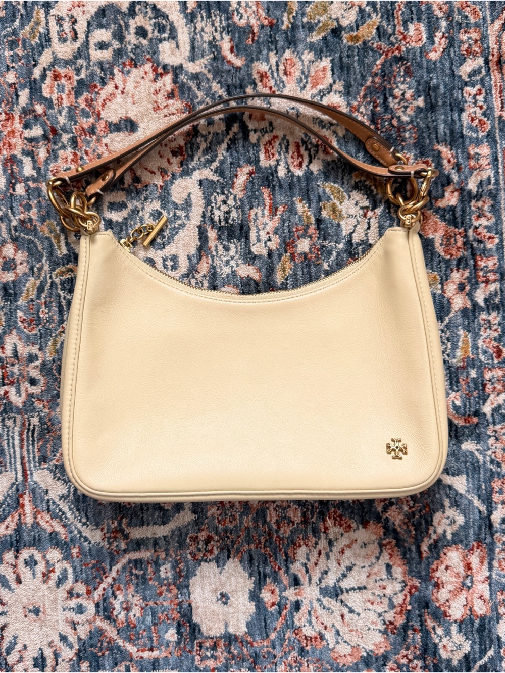 Tory Burch 151 Mercer Crescent Bag in Buttermilk